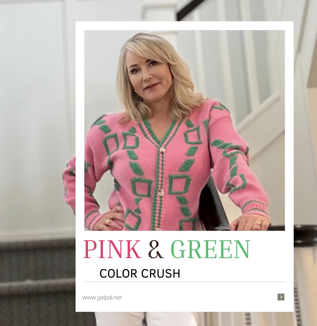 pINK AND GREEN COLOR CRUSH
